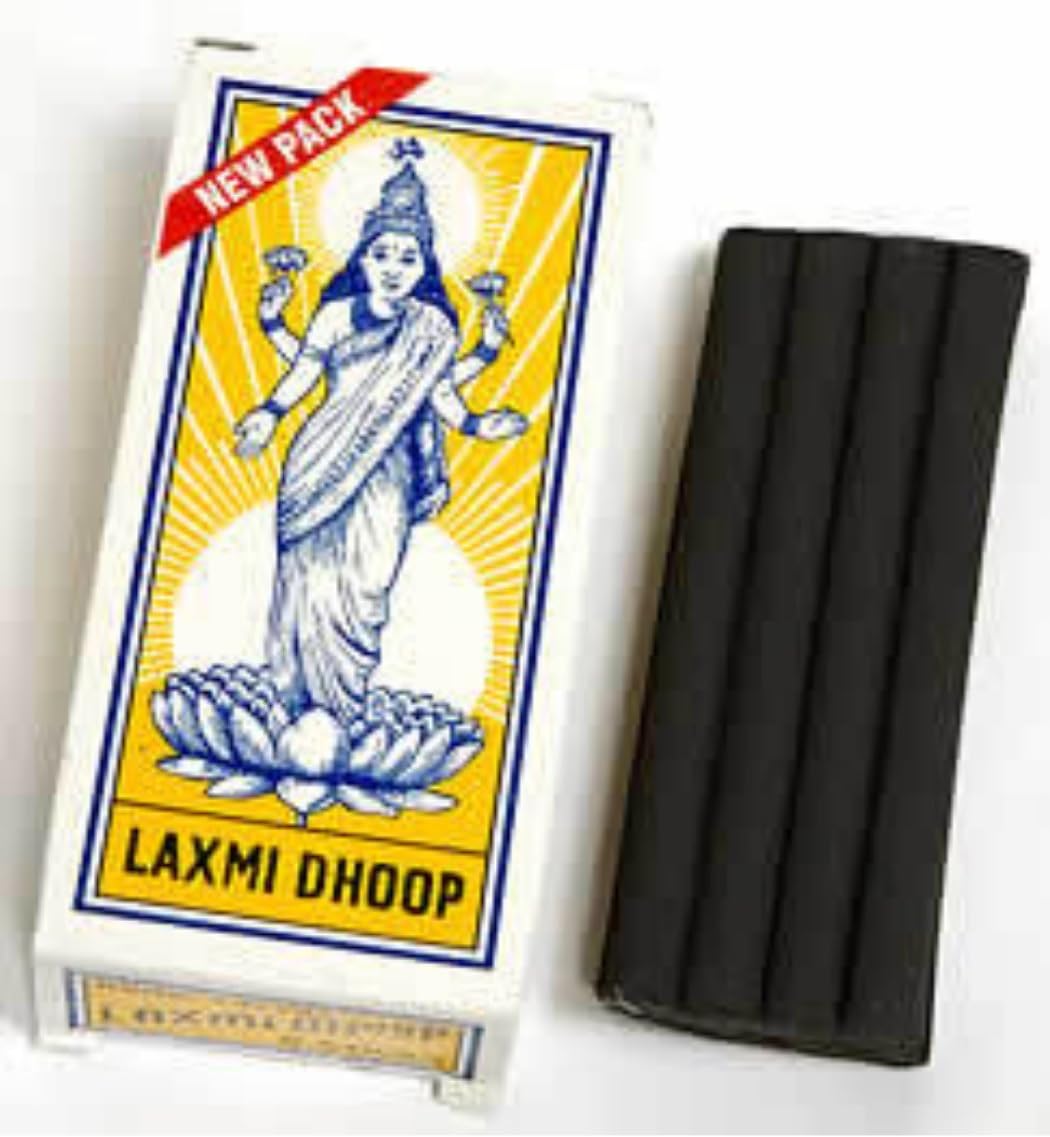 Laxmi Dhoop Sticks Mysore Sugandhi Dhoop Large Soft Mouldable Pooja Dhoop (8 Sticks x 1pack)