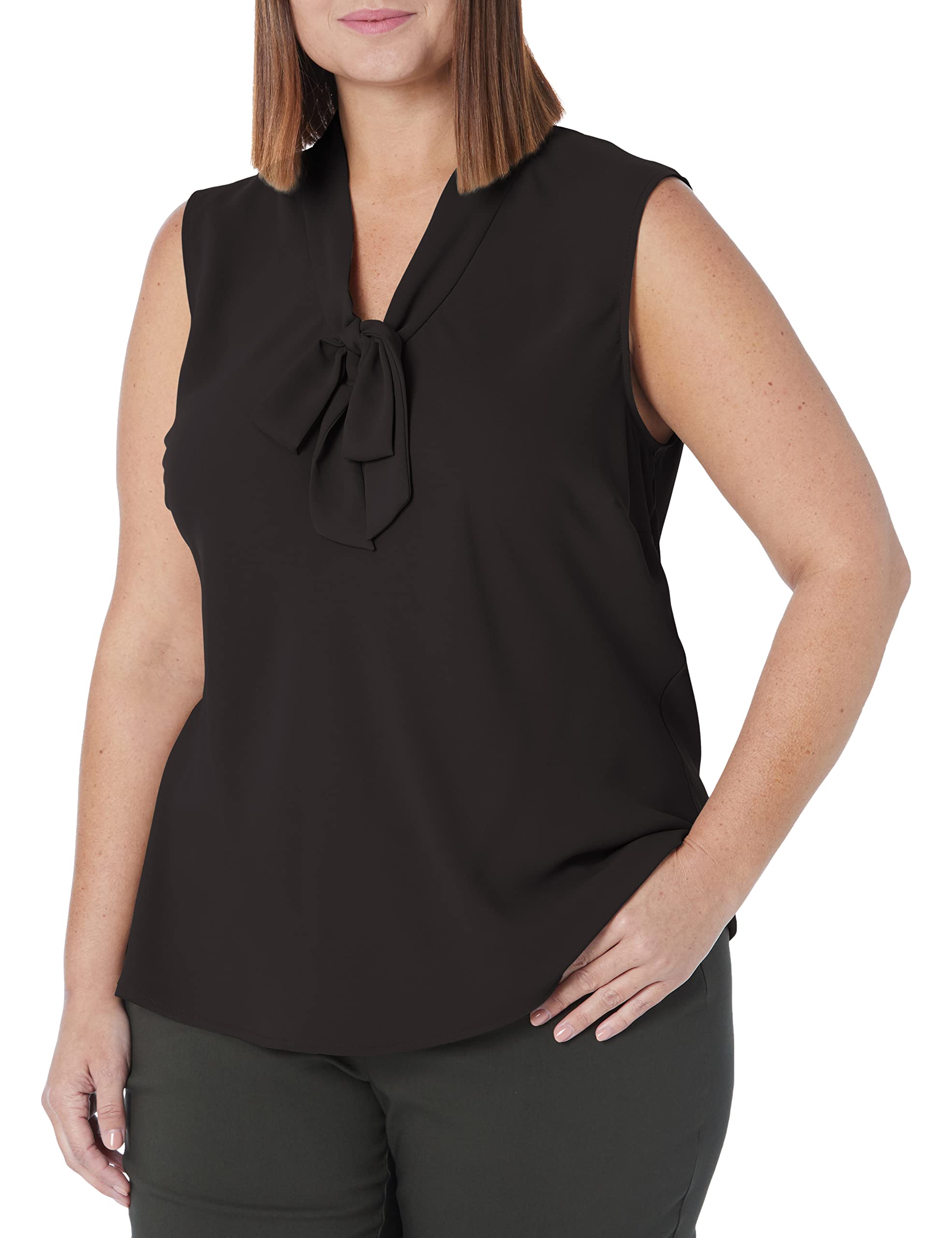 Kasper Women's Tie Front Blouse