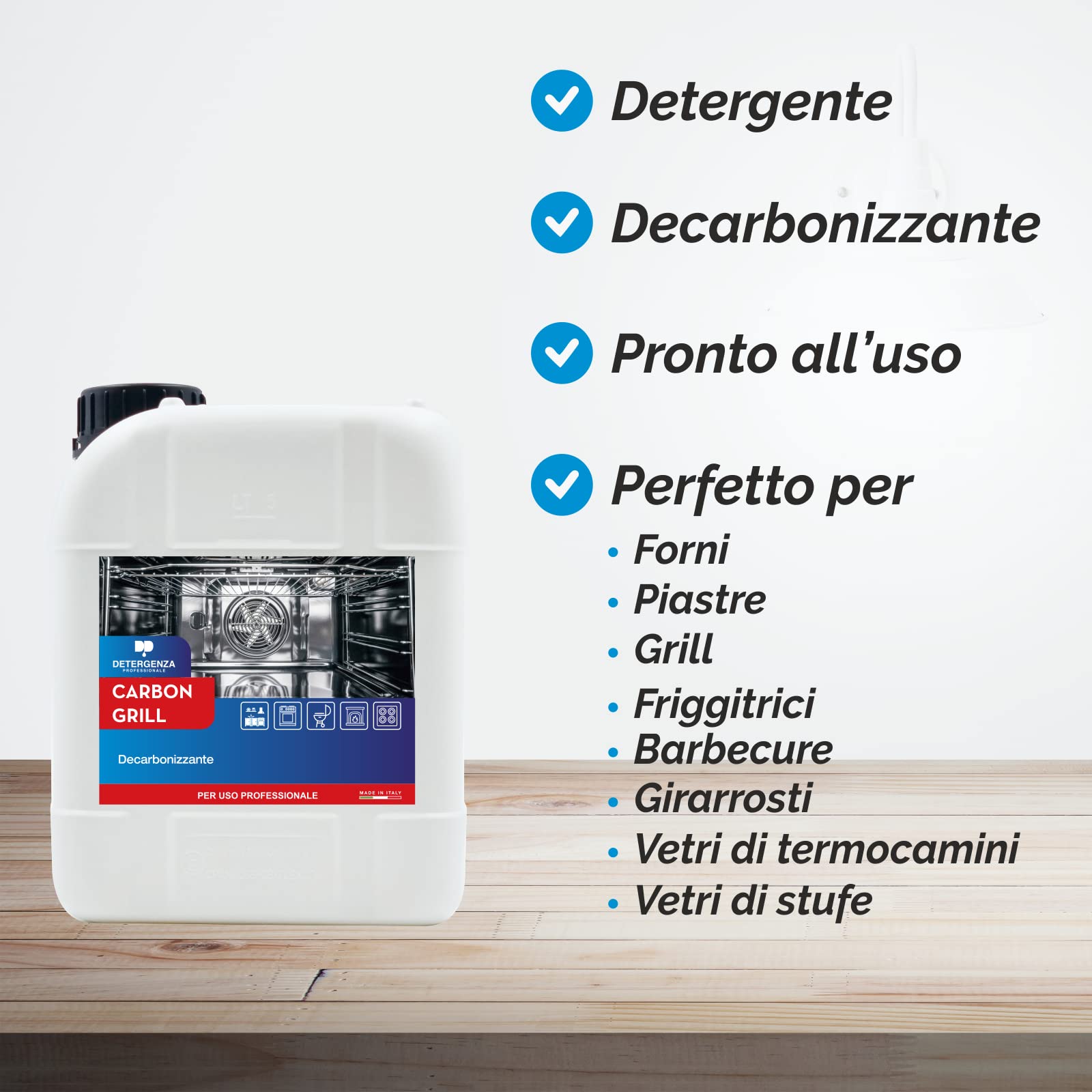 DECARBONIZZANTE Carbon Grill - pz. 1 da 5 L