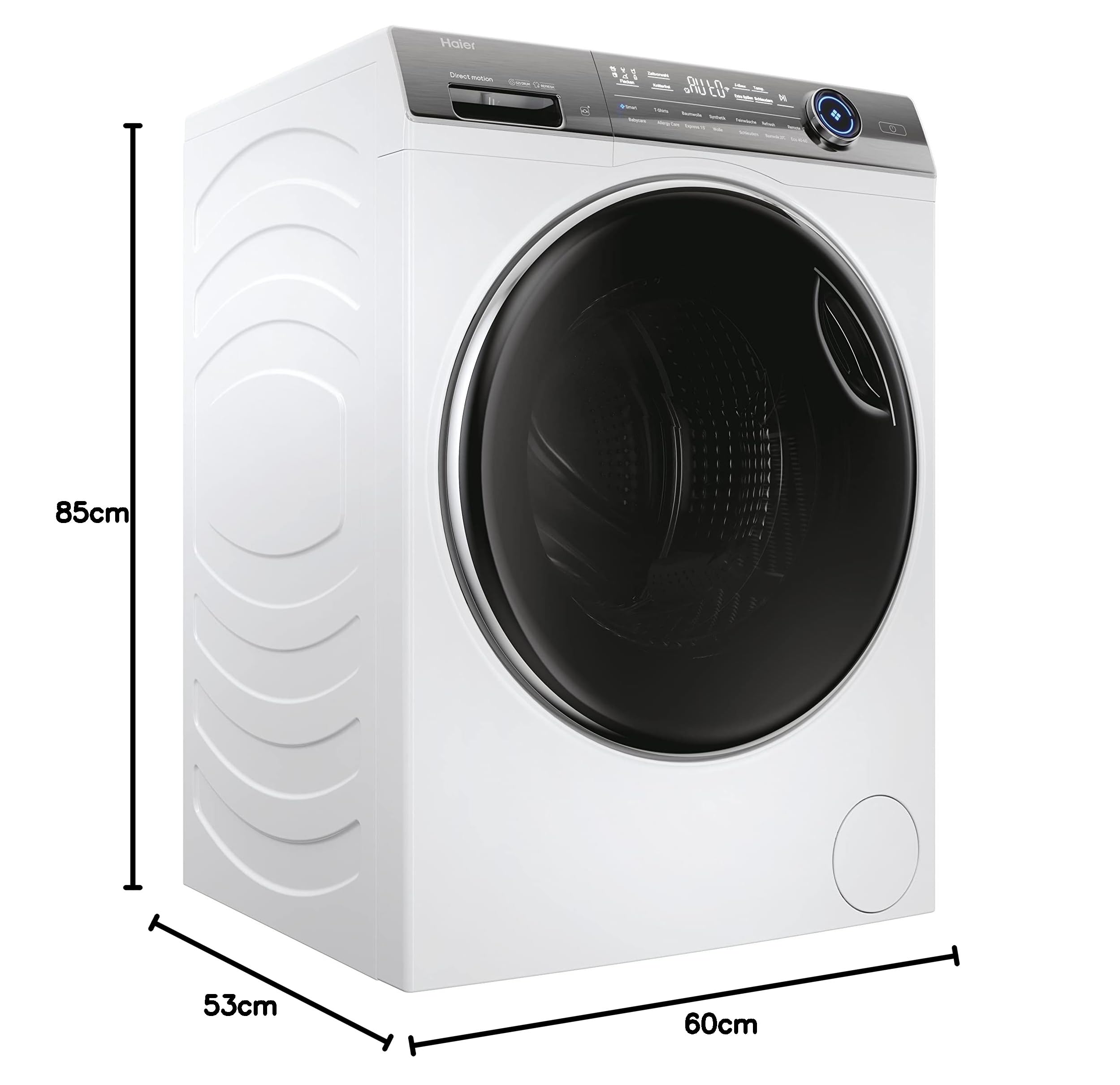 Haier Frontlader Waschmaschine 11kg I-PRO Serie 7 Plus HW110-B14979U1 | 30% effizienter als Klasse A, Direct Motion Motor, Wi-Fi & hOn App, Refresh-Programm & Fleckenoptionen, Vollwasserschutz