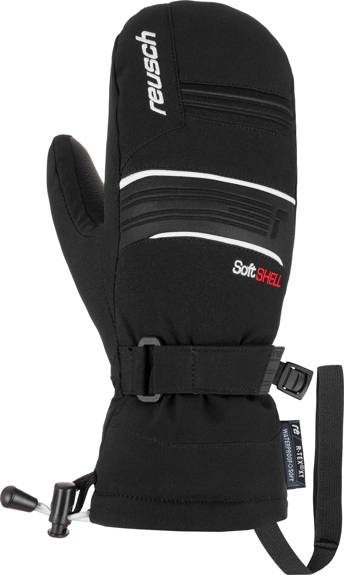 Reusch Ski-Fäustlinge für Kinder | warm & wasserdicht mit Softshell | atmungsaktive Winterhandschuhe mit Klettverschluss, für Ski & Outdoor, Größe 3-6,5, Kondor R-TEX XT Junior Mitten