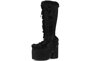 Knee High Platform Snow Boots for Women