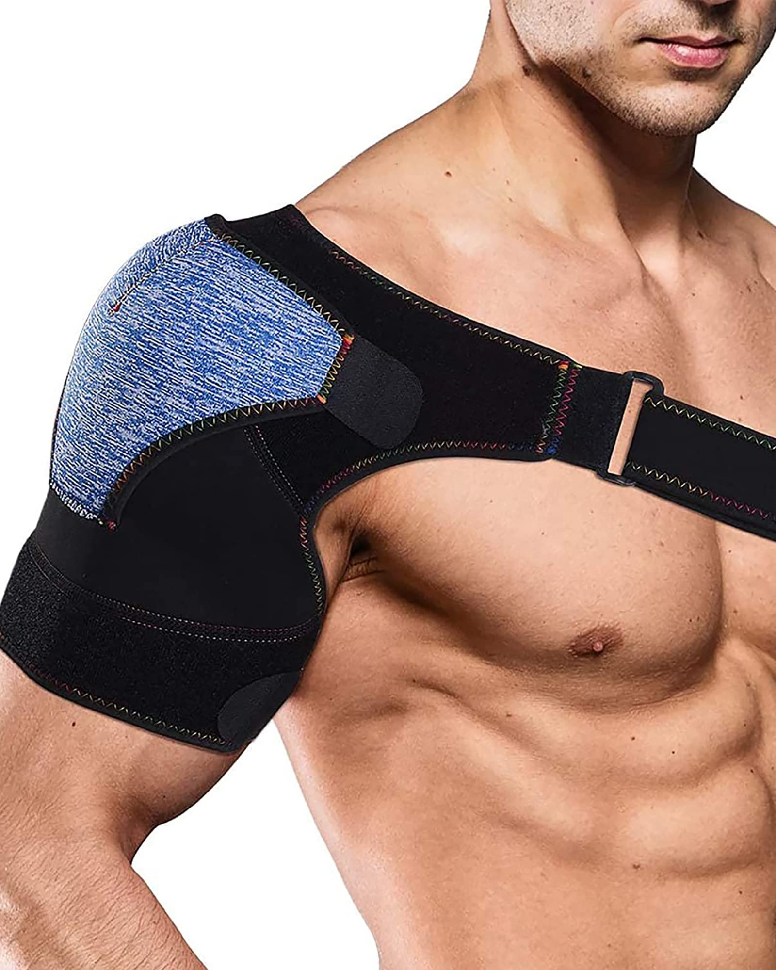 Neoprenowy stabilizator barku wielokrotnego użytku Zapobieganie kontuzjom Stabilizator Opaska na ramię Uniwersalny stabilizator barku Orteza barkowa Pasek dla mężczyzn i kobiet