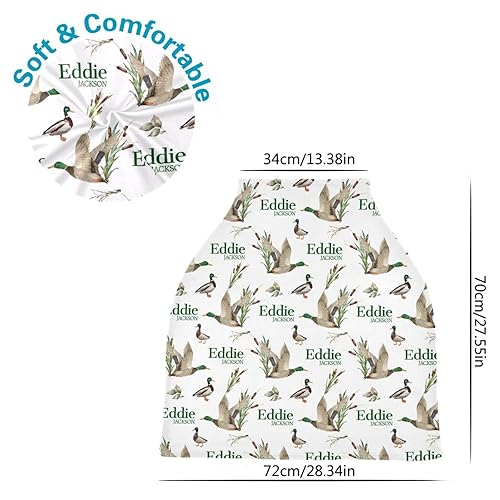 Miniatura 2 de Funda personalizada para asiento de automóvil de bebé para niños y niñas, fundas de lactancia personalizadas para lactancia materna con nombre,