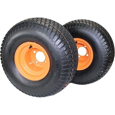 NoAir® Scag Flat Free Wheel Assemblies 13x6.50-6 (2 Stück) - Für Turf Tiger & ähnliche Modelle