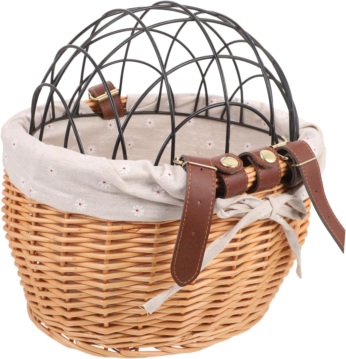 Bicycle Basket Bike Frame Bag Bike Pets Seat Basket Pet Bag