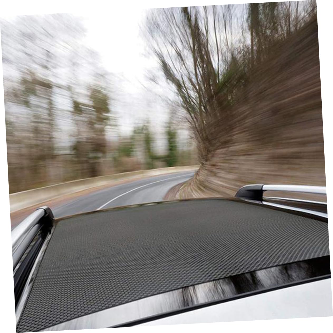 Cabilock 1Pc Durable Car Cargo Roof Bag Oxford Carrier for Extra Storage Easy to Fold and Carry for Road Trips and