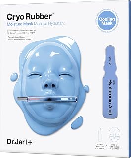 Dr.Jart+ Cryo Rubber Cooling Korean Face Mask with Serum Ampoule - Travel Size, All Skin Types
