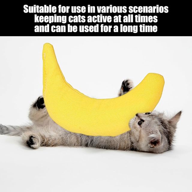 Foto 5 de 6 de Juguete De Gato Tipo Plátano De 1 Pieza Y Juguete De Ratón De 2 Piezas, Juguete Creativo para Gato