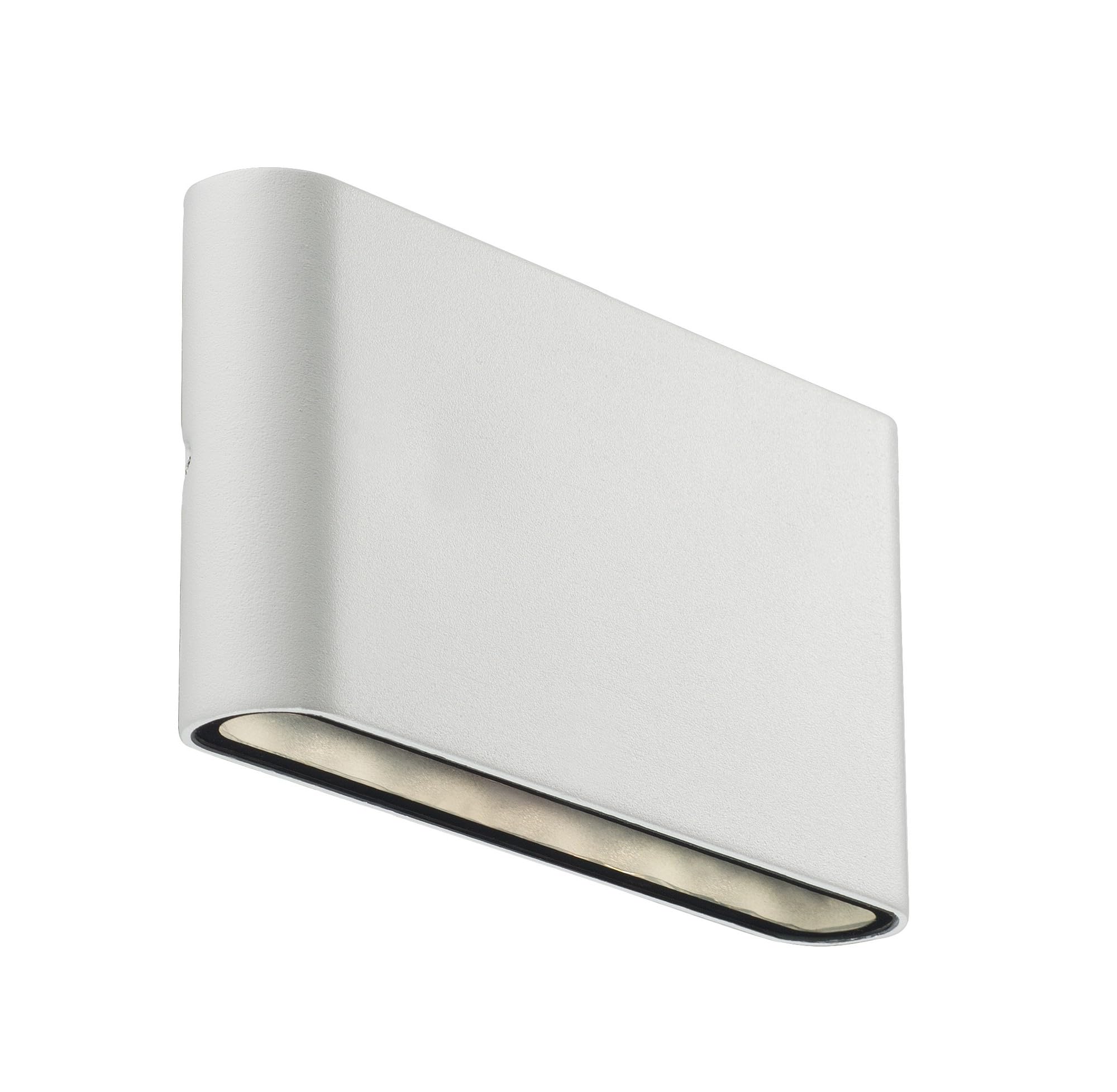 Nordlux Kinver Outdoor Wall Light White Metal Garden LED IP54 3000k Mains