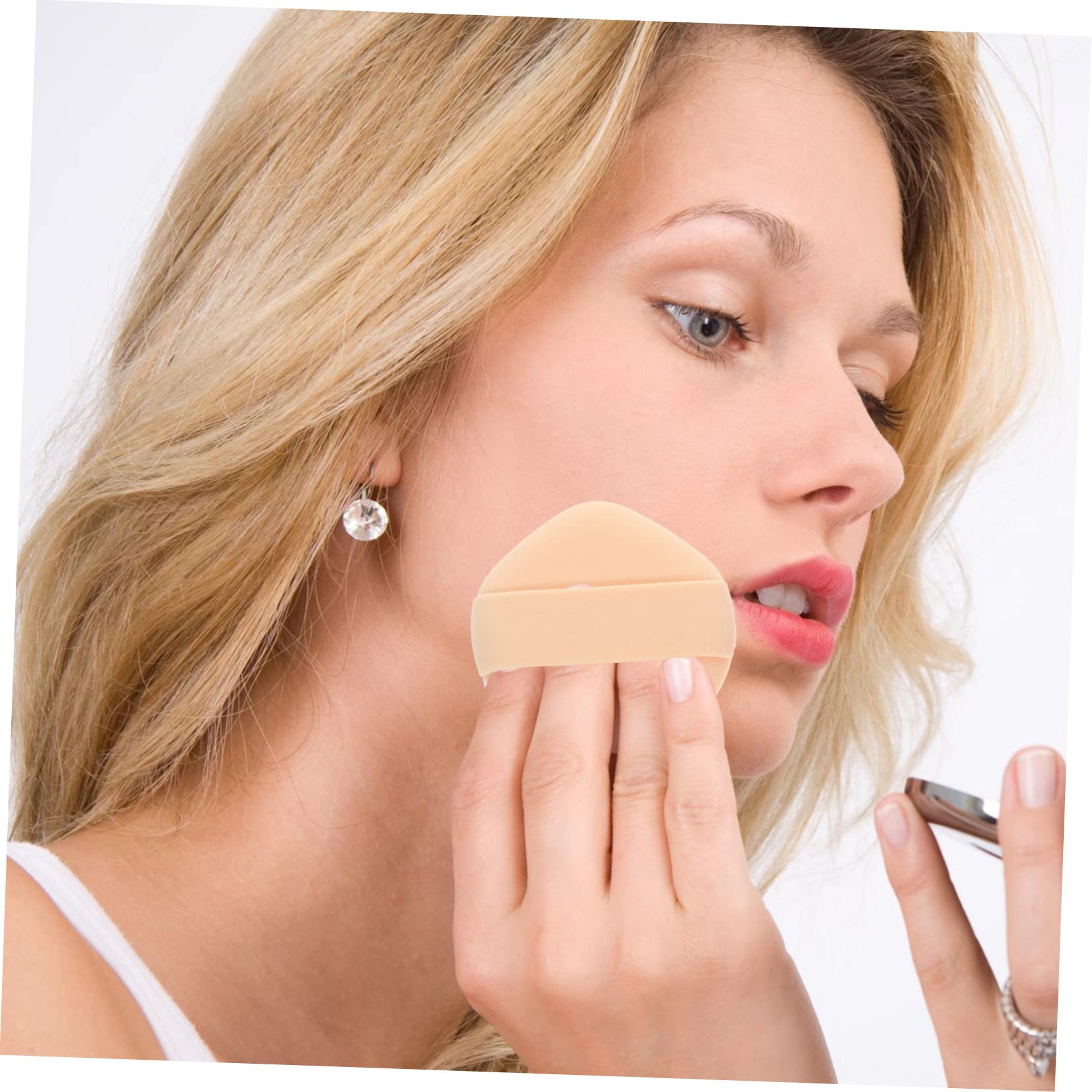 16 esponjas de maquillaje para maquillaje, esponja de e, de mezcla de polvo, de e, de doble cara, de celda de