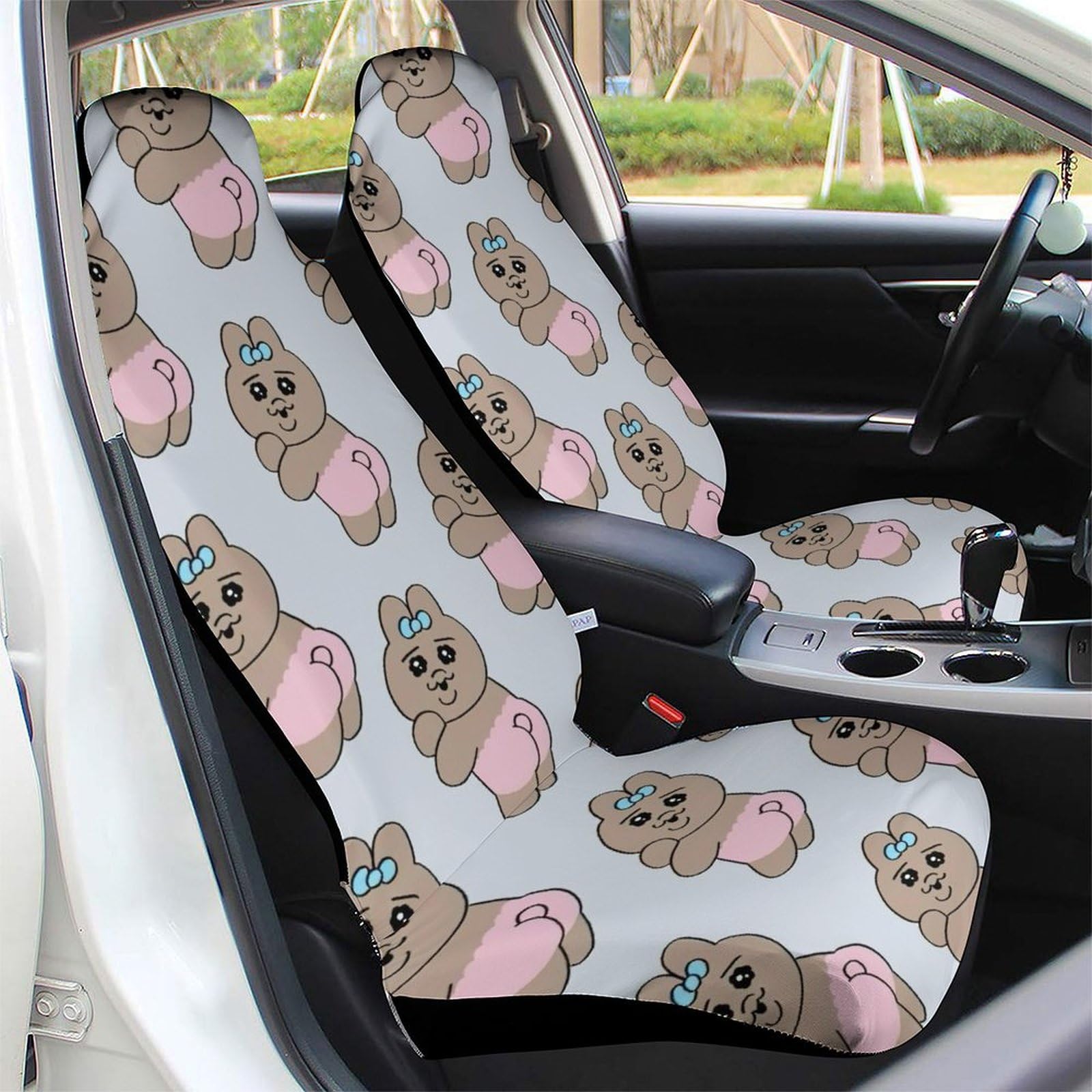 Amazon | おぱんちゅうさぎ シートカバー 車用 カーシートカバー