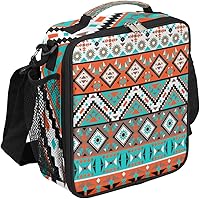 Vista 22 de Lonchera Flamingo para niños, bolsa de almuerzo aislada con piña para niñas y niños, bolsa de preparación de comidas congelable con correa