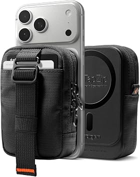 Spigen for MagSafe Wallet Magnetic Pouch Organizer, Tintap Zip V2 MagFit
