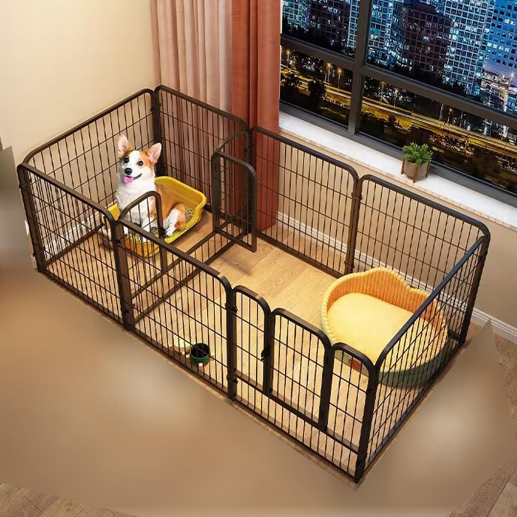 Amazon.co.jp: ペットサークル 猫用・犬用 パネル 自由に