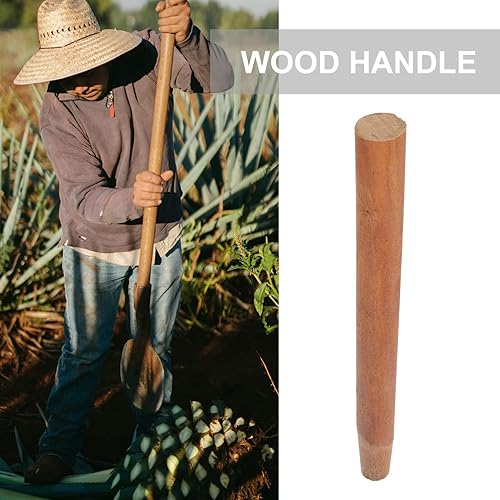 Miniatura 6 de Mango de cucharón agrícola, mango de pala de madera, mango de pala de repuesto, mango de pala de madera, pieza de agarre, reemplazo de mango de