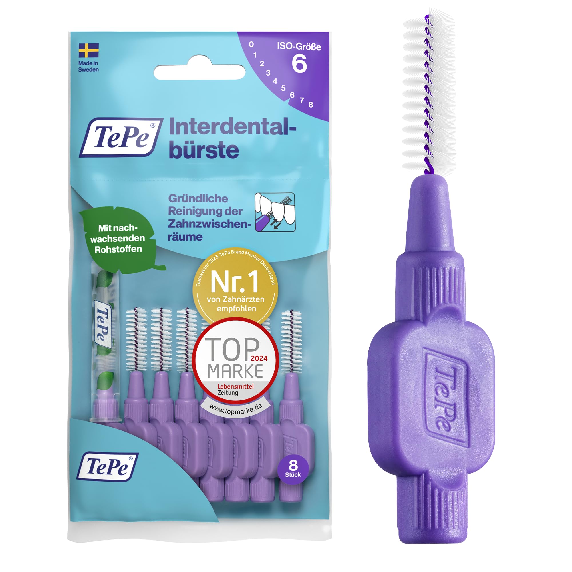 TePe Interdental Brushes 1.1 mm Pack of 24 Purple