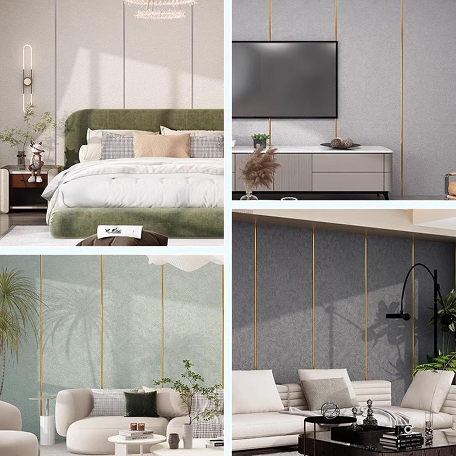 Self-adhesive Linen Fabric Wall Sticker 5mm Peel And Stick Wallpaper Thermal Insulation Wall Panel Anti-collision soft Cushion For Bedroom, Laundry Deco(Size:65x280cm/25.6''x110.2'',Color:Brown2)