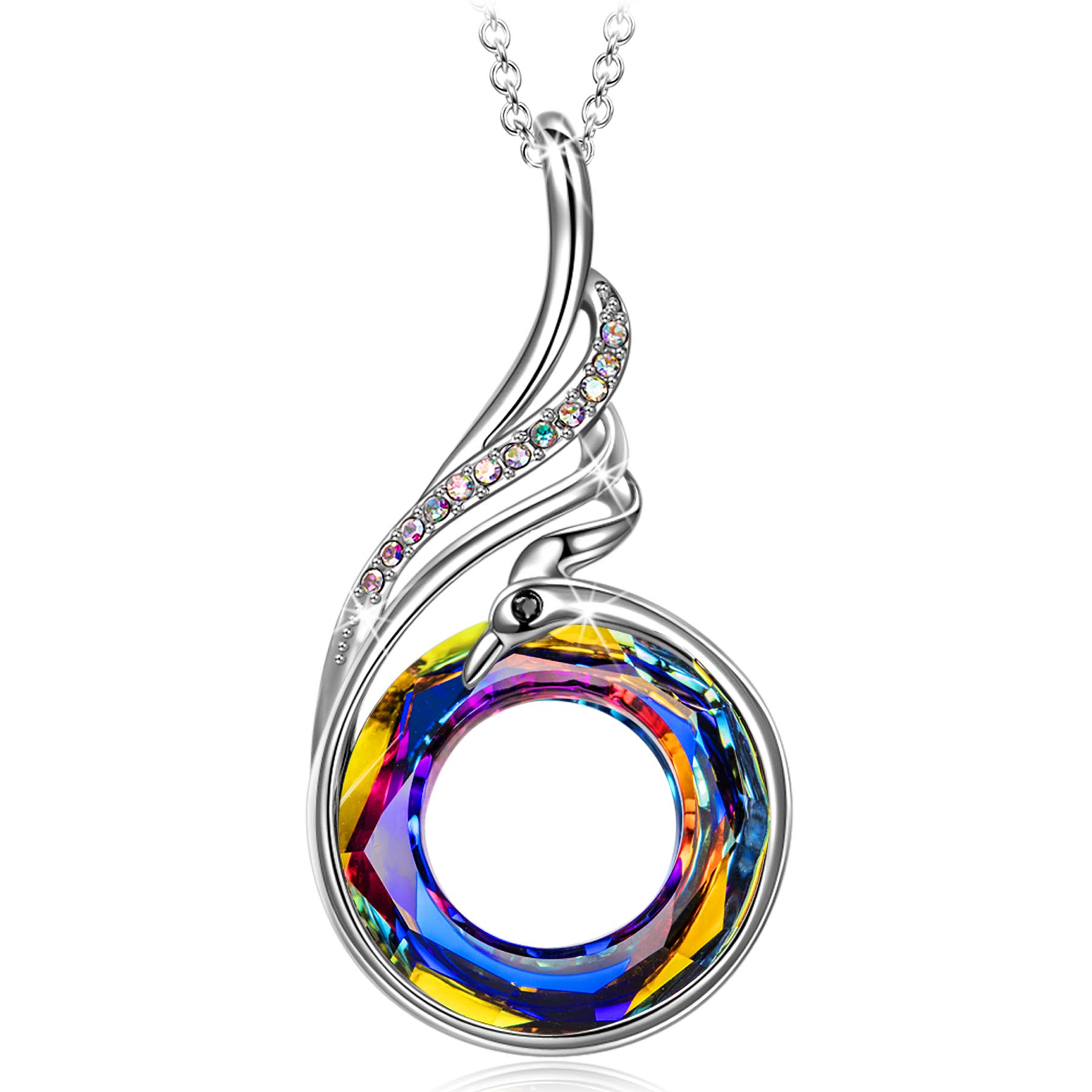 Kate Lynn Phoenix Necklaces for Women, Birthday Gifts for Women Christmas Gifts Mothers Day Gifts for Mom, Crystal Necklace Jewelry