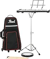 Vista 11 de Pearl Kit de percusión, con estuche de transporte estilo mochila de nailon con ruedas (PK200C)