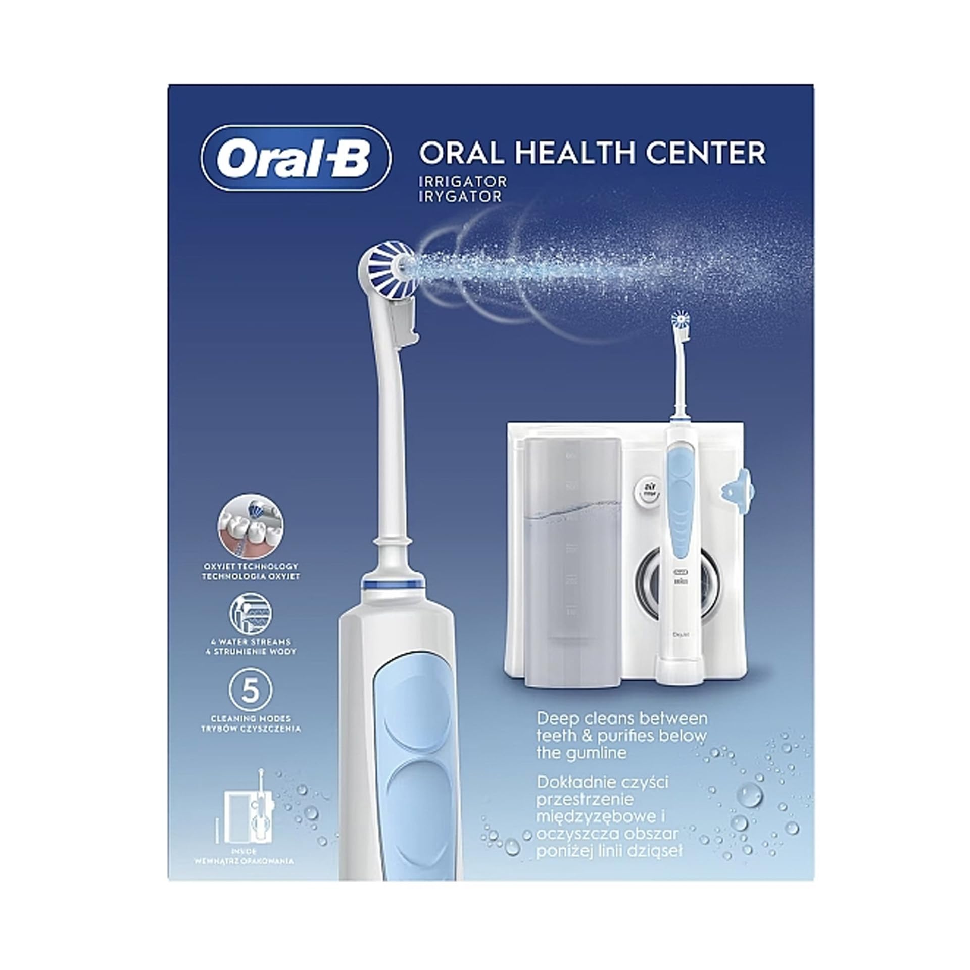 IRRIGADOR BRAUN AQUA CARE 6 MODOS TITANIUM