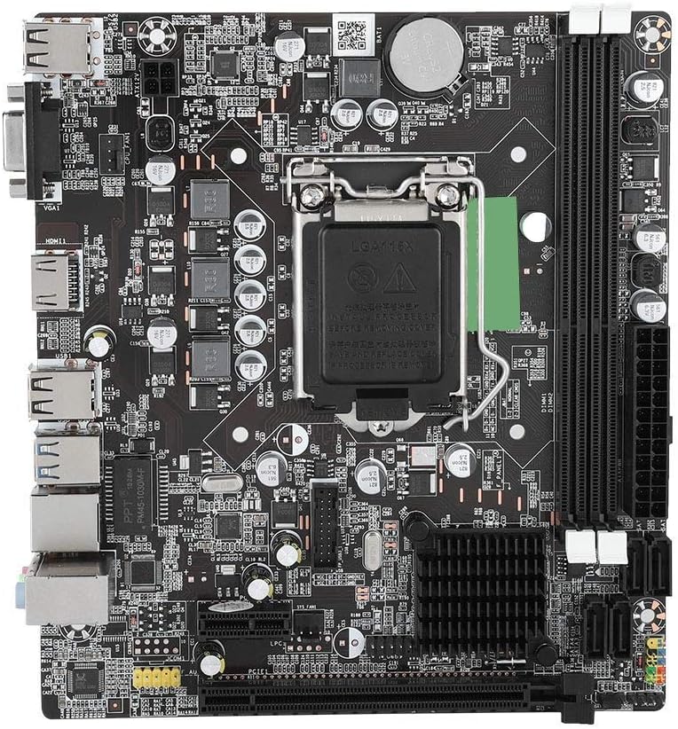 Computer Motherboard,LGA 1155 USB3.0 SATA Mainboard Desktop Computer Motherboard for Intel B75