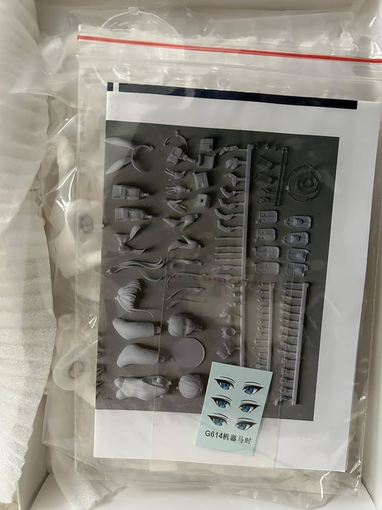 Amazon | 1/7 ガレージキット フィギュア240mm 未塗装 ブルー