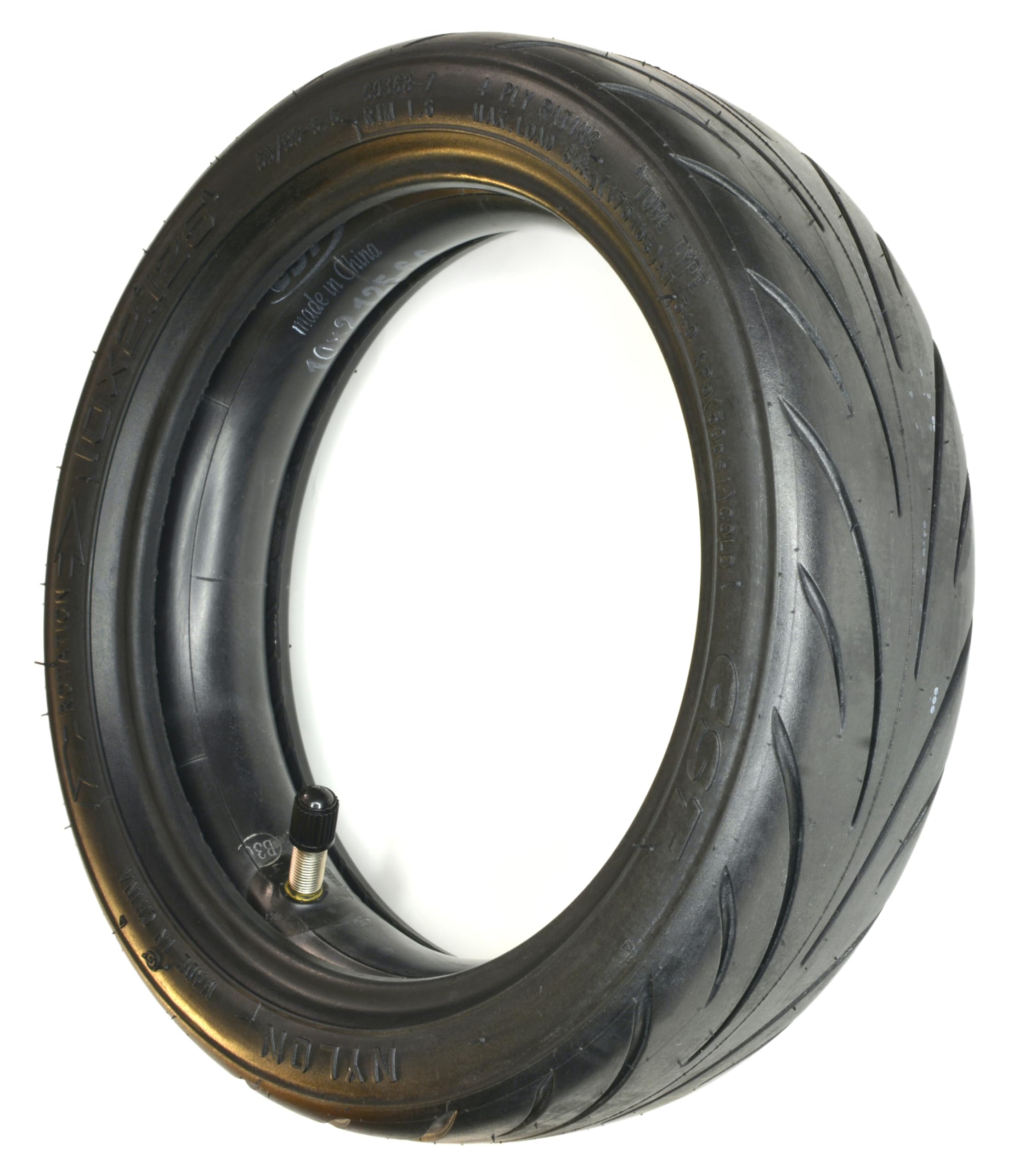 Pneumatico e fotocamera 10 x 2,125 pollici, 55/80-6,6 pollici, per monopattino elettrico