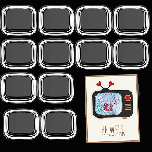 20 unidades de coctelera dimensional de televisión de 2-18 x 1-34 pulgadas de diámetro para tarjetas de fabricación de tarjetas, cubiertas de