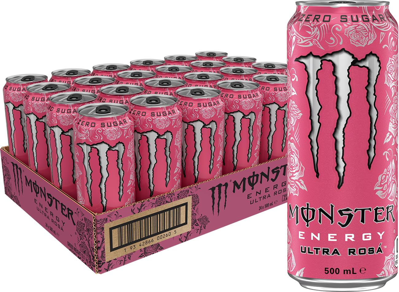 Monster Energy Drink Ultra Rosa 24 x 500ml