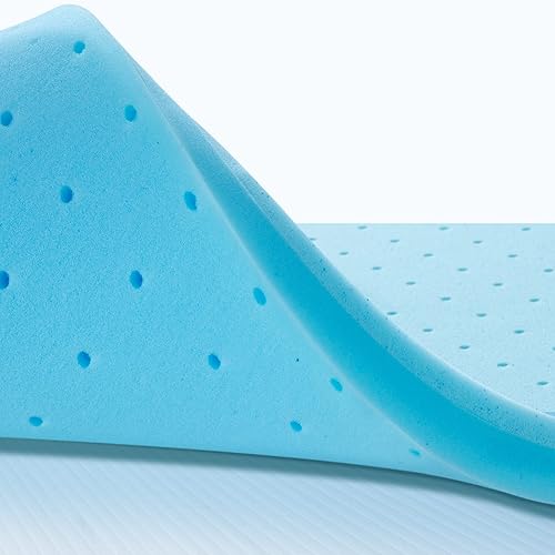 Miniatura 2 de Maxzzz Cubrecolchón de 2 pulgadas King – Cubrecolchón de espuma viscoelástica de gel fresco extra firme, cubrecolchón duro para aliviar el dolor de
