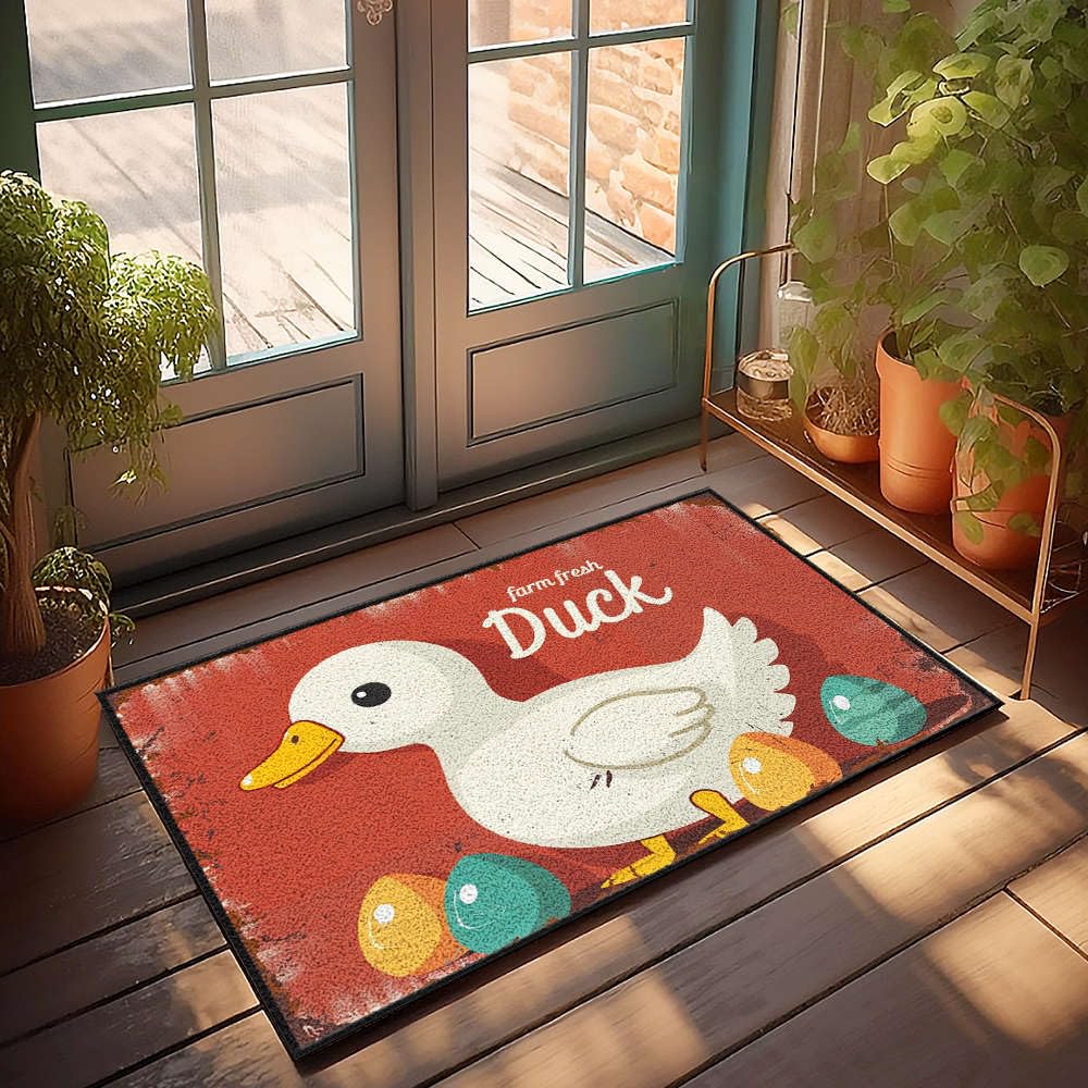 Paillasson d'automne duck eggs pour déco de chambre d'ado garçon