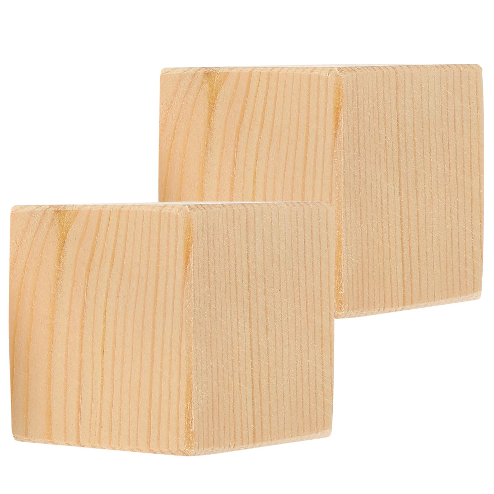 Elevadores para patas de escritorio, camas y muebles de madera en color beige, 2 unidades