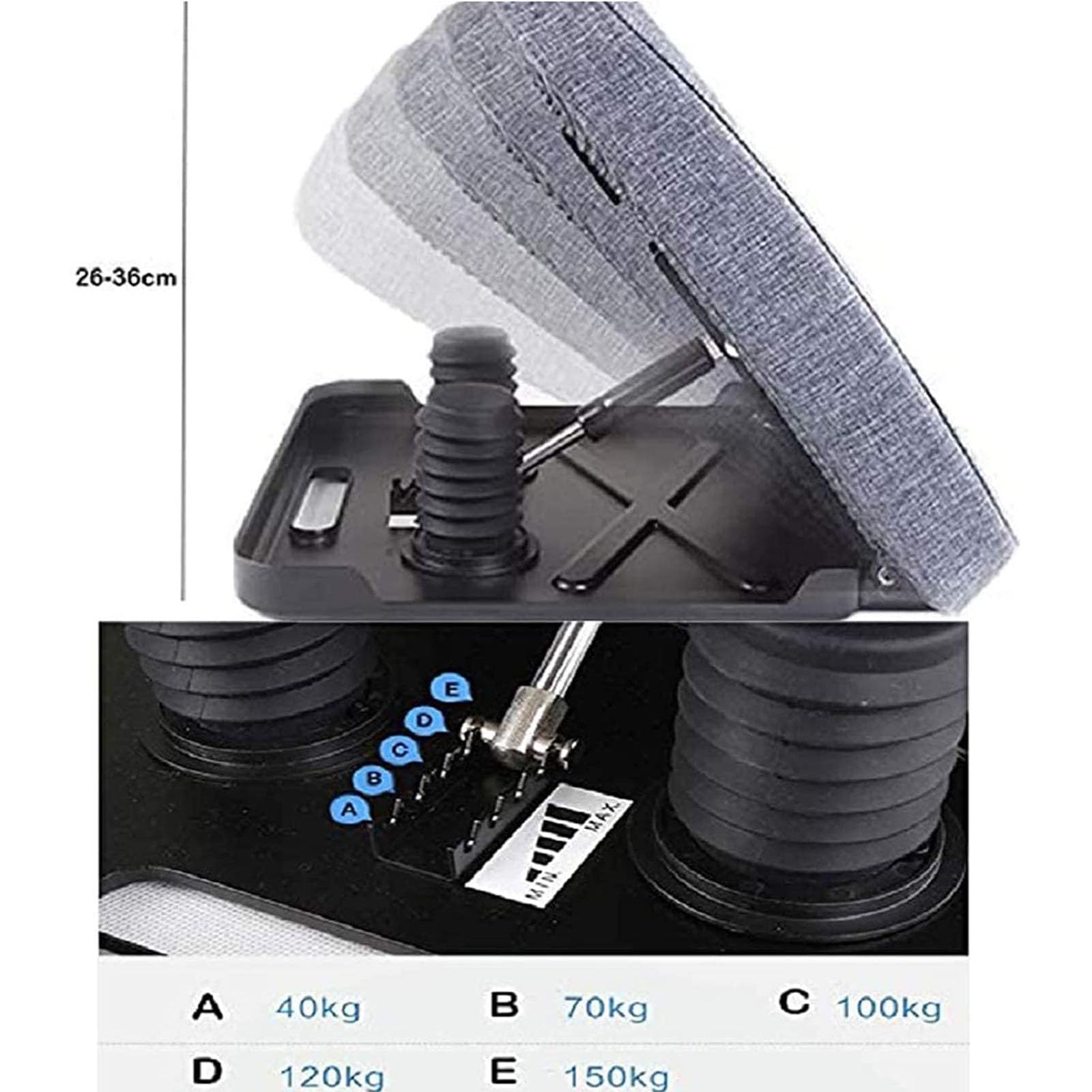 Asiento elevador portátil, cojín elevador for asiento con ayuda for levantarse, soporta hasta 300 libras, ayuda a las personas que lo necesitan, silla elevadora con almohadilla de soporte