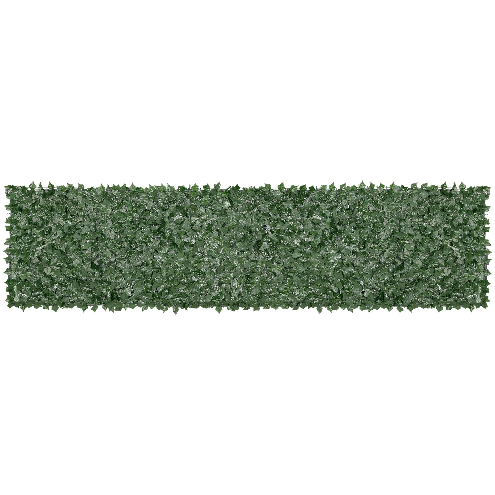 VEVOR JNF010 Ochrona prywatności, 1 x 4 m, sztuczny ekran ścienny, płot z bluszczu zieleniowego z podkładem z siatki i wzmocnionym połączeniem, sztuczne żywopłoty, dekoracja liści winorośli, do