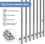 Criditpid BBQ Remplacement des grilles pour les modèles à griller King 9865-54, 9956-54 et 9865-14, 15" Grilles de cuisson en acier inoxydable résistant pour griller, Sterling, Huntington Grill.