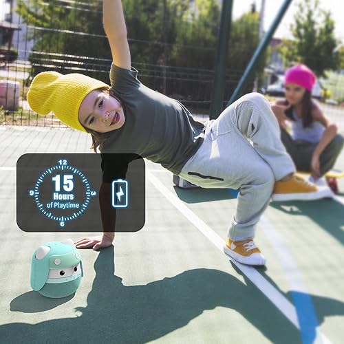 Miniatura 3 de Altavoz Bluetooth portátil para niños Asimom Rhyme, emparejamiento estéreo inalámbrico, tiempo de reproducción de 15 horas, lindo altavoz