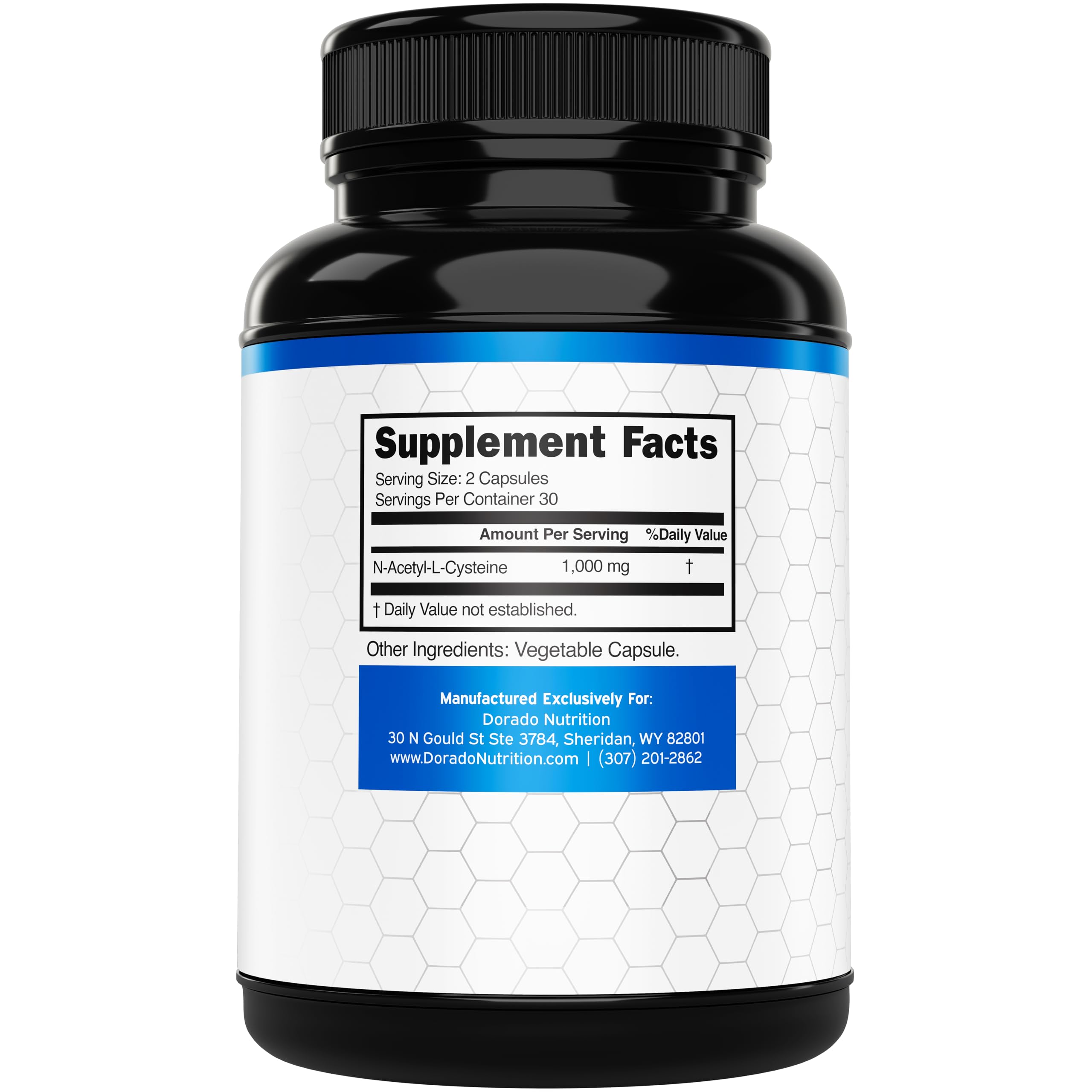 NAC Supplement N-Acetyl Cysteine 1000mg per Serving, 60 Vegan Capsules — Amazon image 2