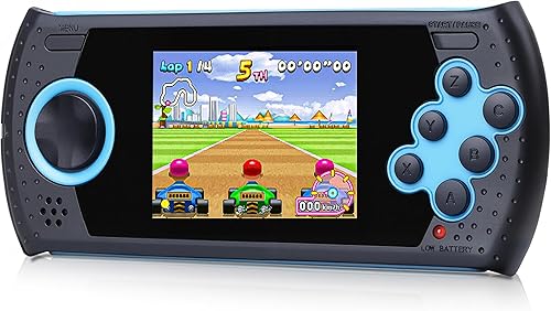 Miniatura 9 de Juego de 16 bits de mano para niños, 230 juegos de video retro clásicos HD incorporados, USB recargable, pantalla de 3.0 pulgadas, juguetes