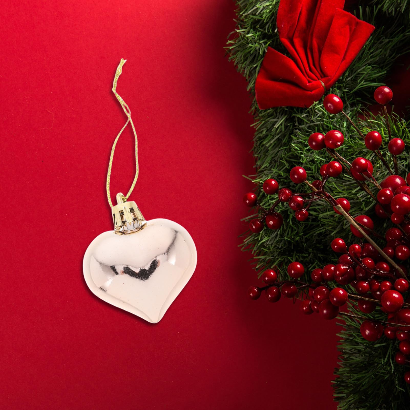 MAGICLULU 5 Sätze Valentinstag Dekoration Behänge Weihnachtsbäume Weihnachtsdekoration Weihnachts Mittelstücke Weihnachtsschmuck Weihnachtsschmuck Valentinstag Kugeln Stück * 5