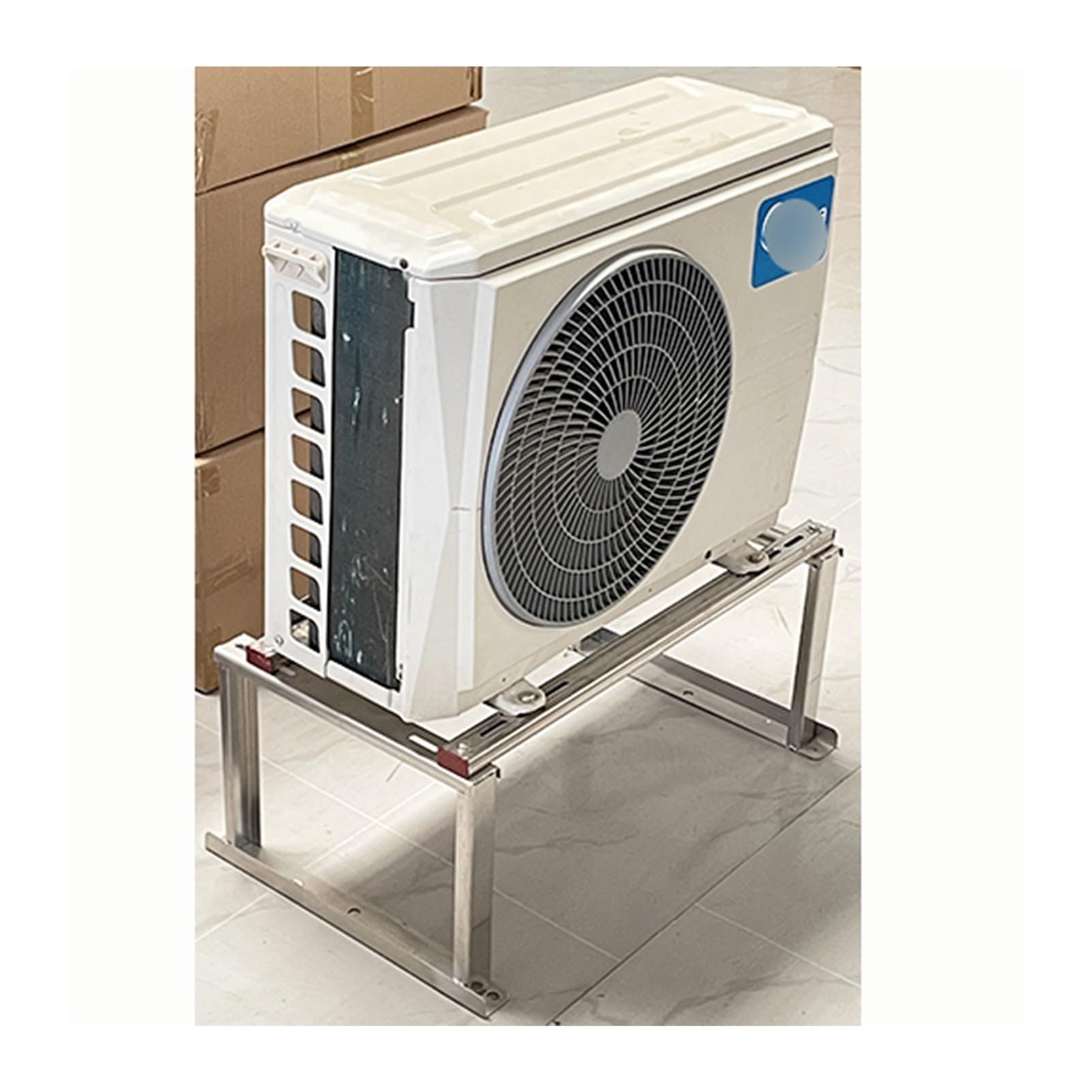 Staffa Di Montaggio A Terra for Supporto Da Pavimento In Acciaio Inossidabile Staffa Di Supporto for Climatizzatore O Pompa Di Calore for Unità AC Esterna(80 * 30 * 40CM)