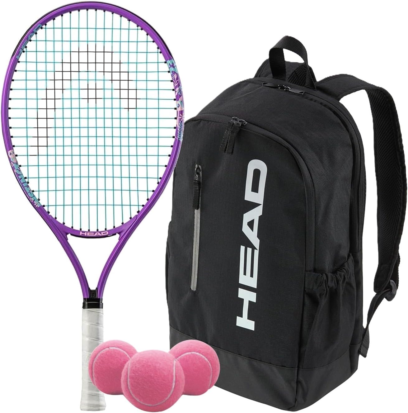 Raqueta de Tenis Junior Head Instinct 23 Pulgadas con Mochila y Pelotas