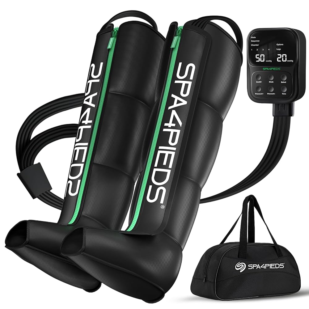 Amazon.com: SPA4PIEDS Air Compression Leg Massager, Cordless