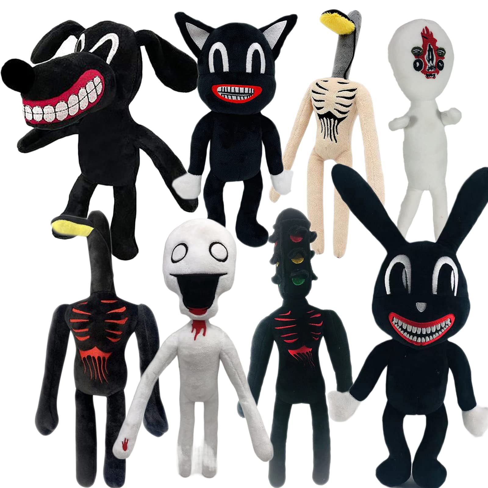 3 Pcs/Set Siren Head Plush Set- SCP 096 Plush Toy ,Cartoon Dog Plush