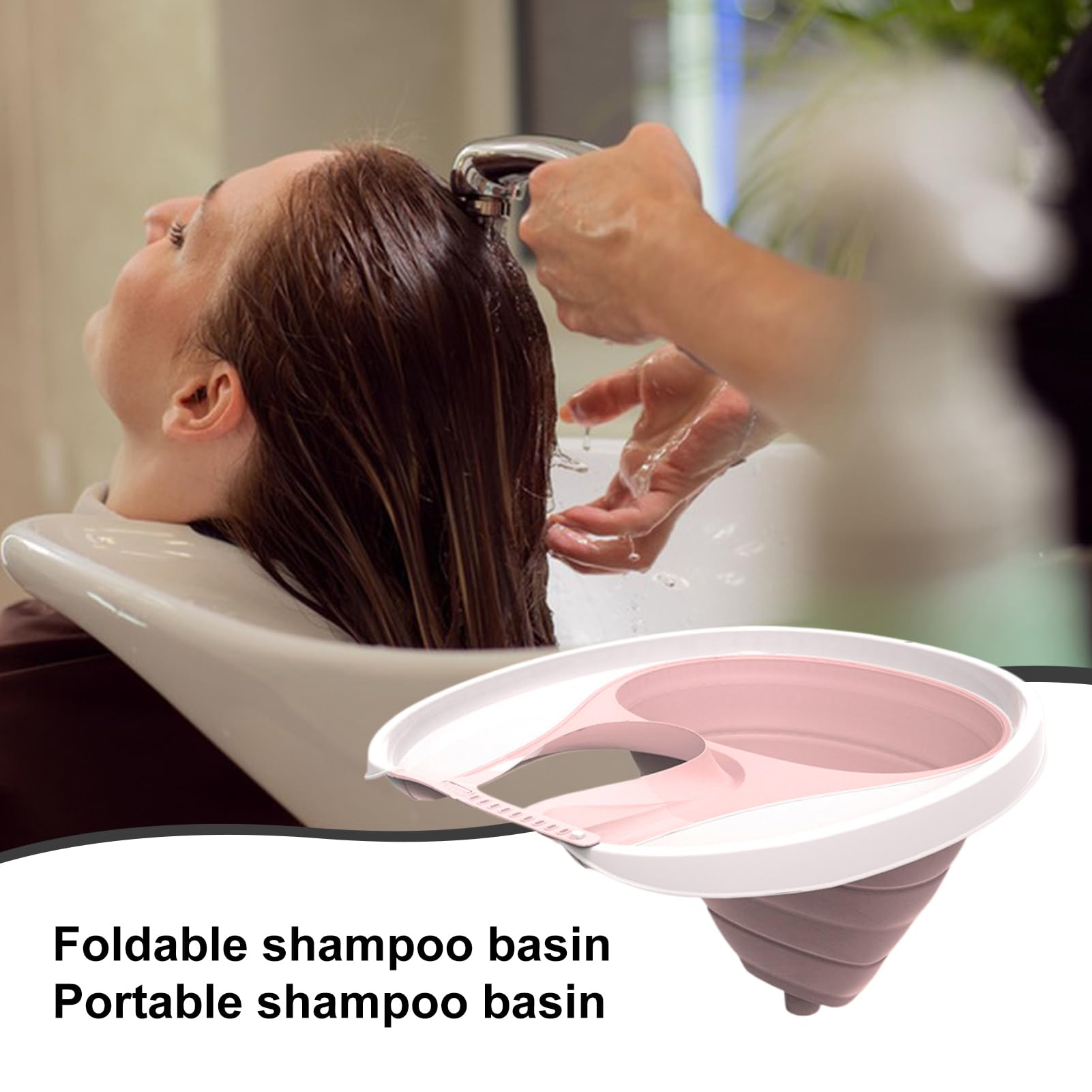 Faltbares Haarwaschbecken, tragbares Shampoo -Becken Mobile Shampoo | Haarwaschwerkzeug mit Aufbewahrungstasche bewegbares Reinigungsprodukt für schwangere