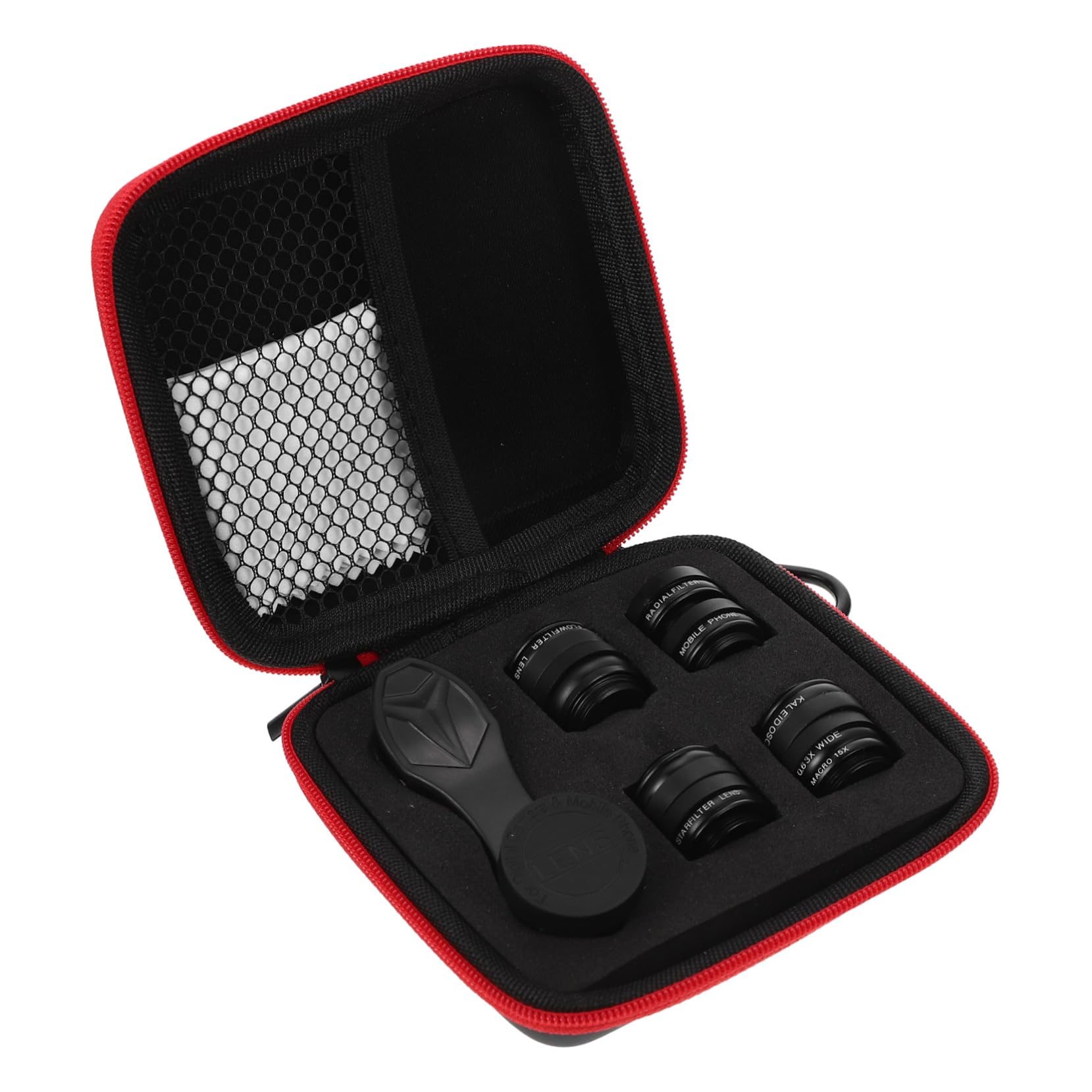 HOMSFOU Obiettivo per Fotocamera del Telefono Kit Obiettivi del Telefono Clip Obiettivo Macro per Cellulare Macro Portatile