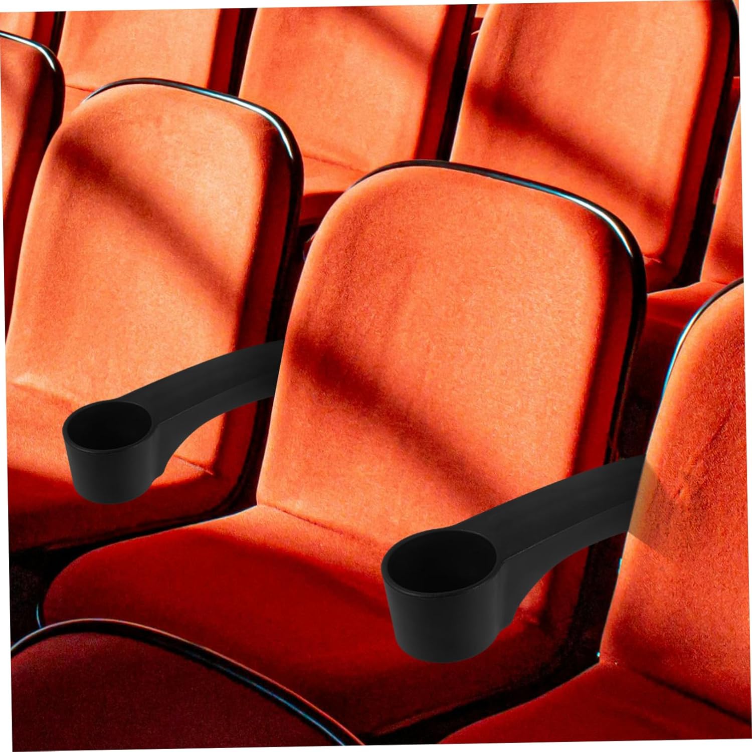Mobestech Theater Chair Armrest Replacement Cup Holder Plastic Armrest for Lecture Room and Armchair Use Ergonomic Design for Comfort and Durability
