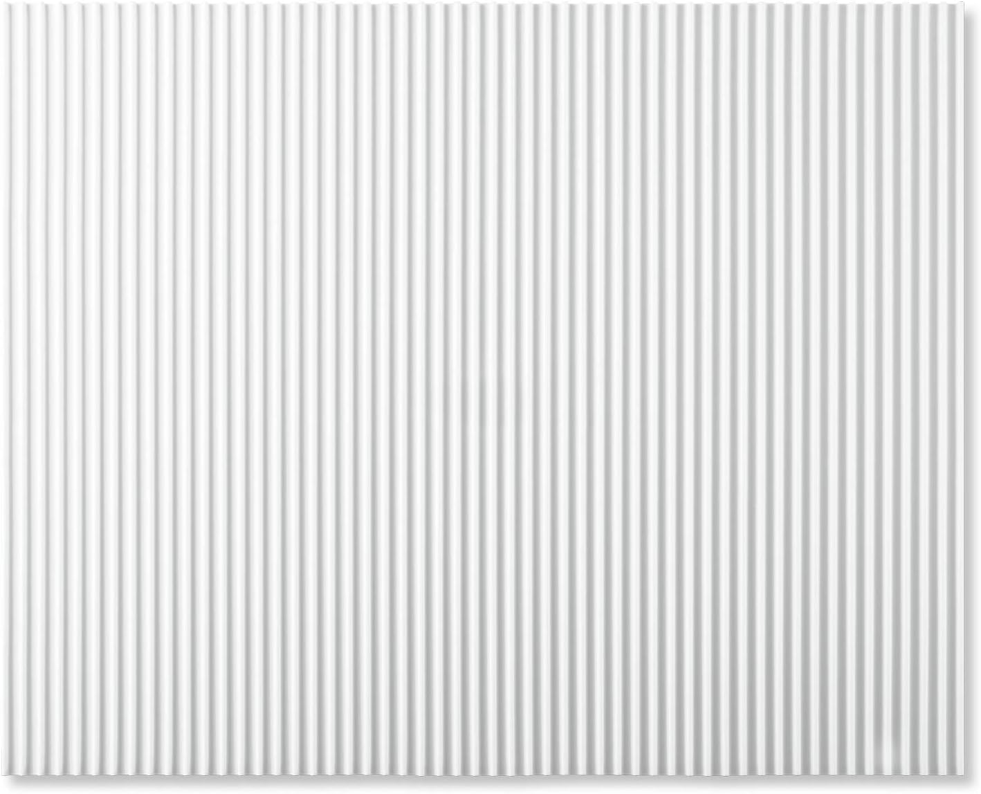Miusco Thick Silicone Dish Drying Mat, Fast Drying, Non-slip, Heat Resistant, 20 X 16 Inch, White