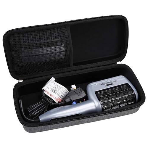 Aproca Estuche rígido de almacenamiento de viaje para Andis 82105 1875 / Conair 1875 secador de pelo