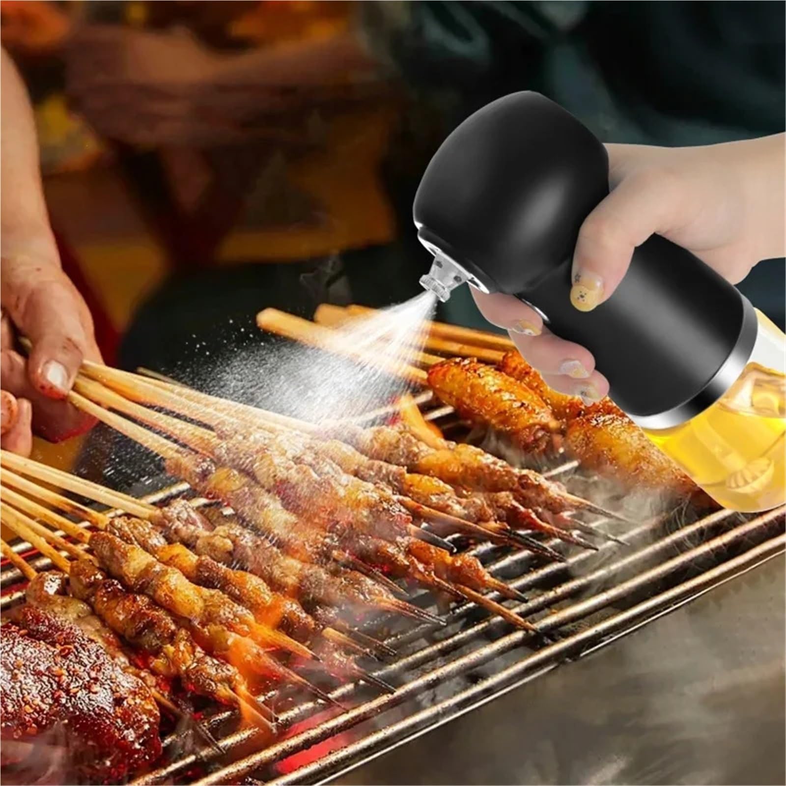 Spryskiwacz do Oleju, 5 Szt. Elektryczna Butelka Z Rozpylaczem Oleju Akumulatorowe Przybory Kuchenne Dozownik Akcesoria Do Grillowania Gotowania W Domu,do frytkownicy powietrznej, sałatki